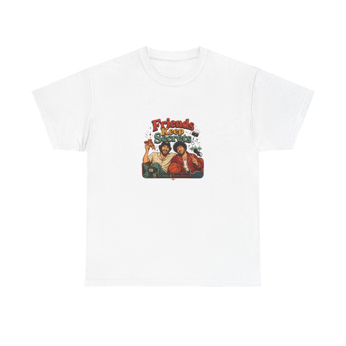 Friends Keep Secrets T-Shirt - alternate angle 5, merchandise